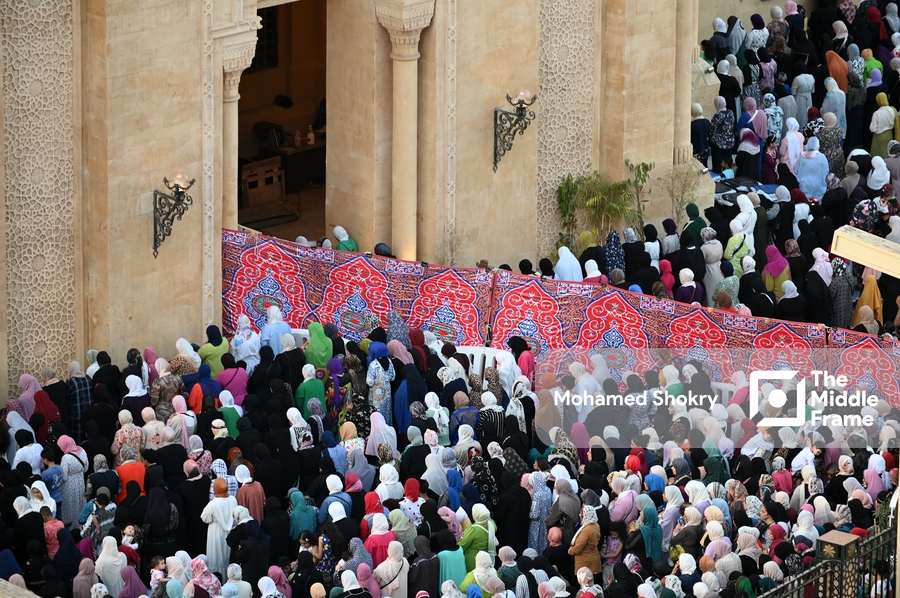 Eid al-Adha prayer at Sayyida Zeinab Mosque