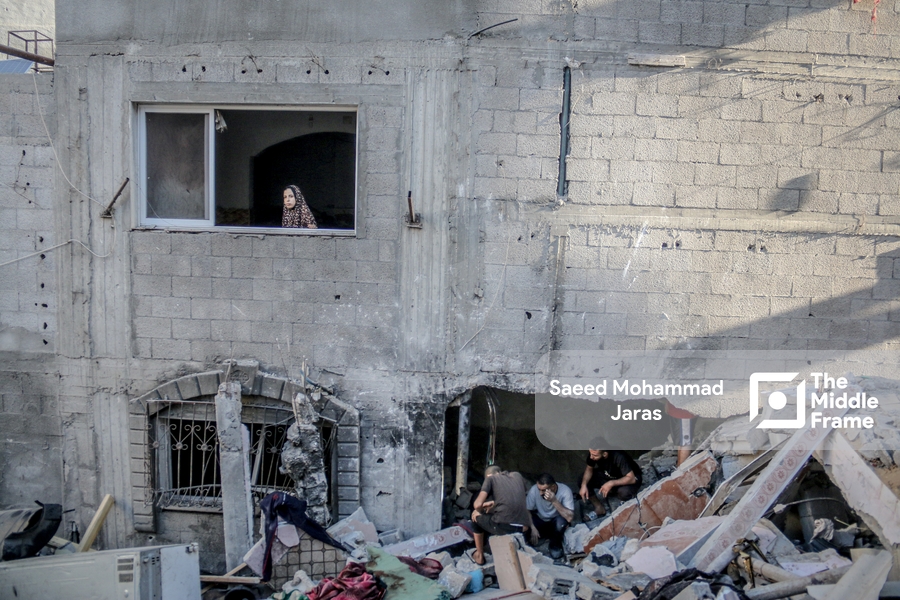 An Israeli airstrike targeted the Shan'a family's home in the Maghazi refugee camp.