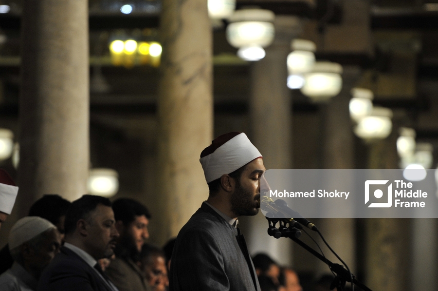 Tarawih prayer at Al-Azhar Mosque