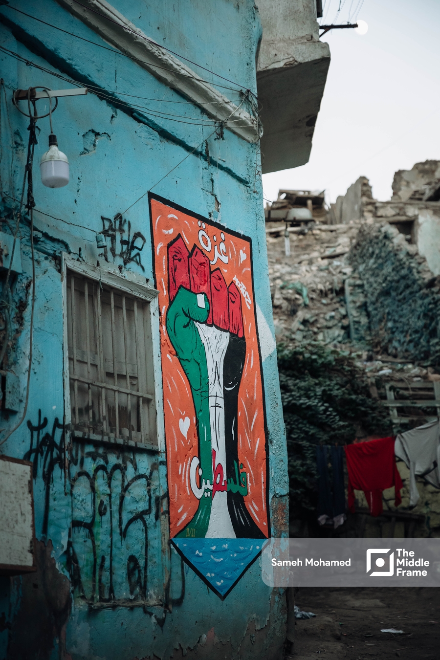 Free Palestine Graffiti Cairo-Egypt.