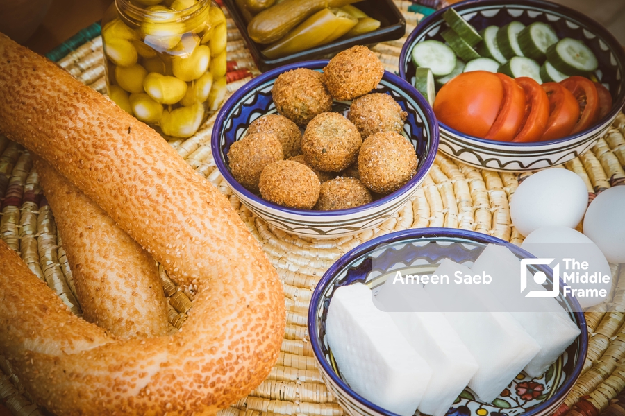 Middle Eastern traditional breakfast