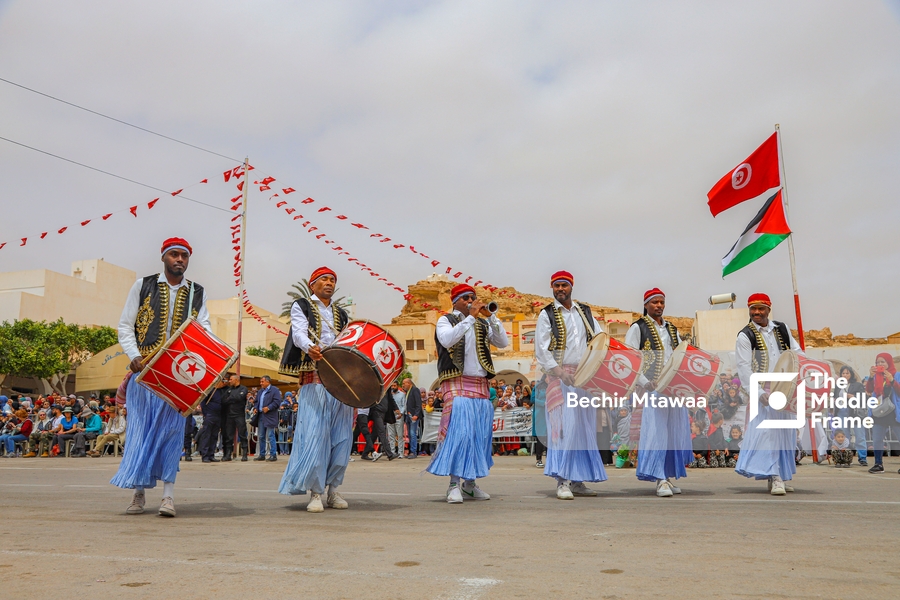 Tunisian Drum Dance from the activities of The National Festival of Childhood Ghomrassen-Tunisia.