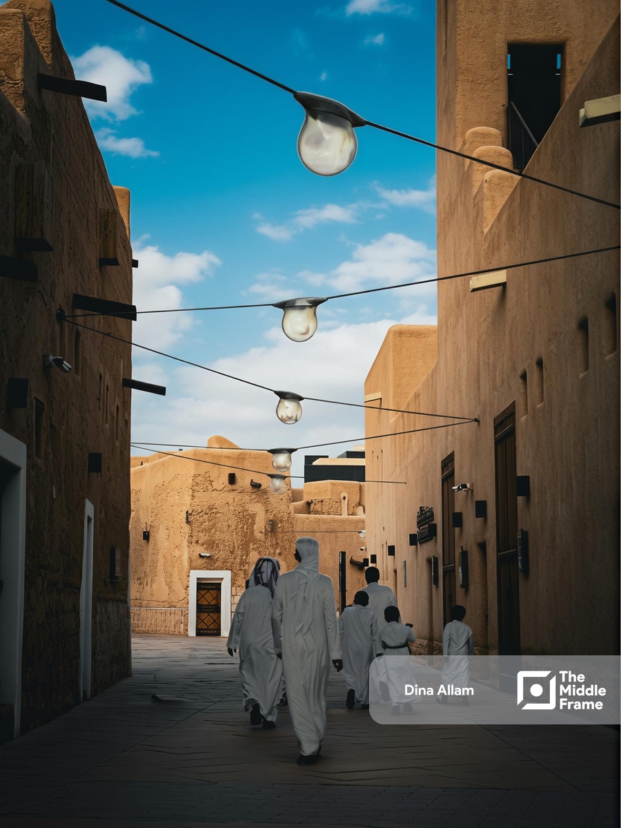Steps that carry the scent of the past within walls that tell the story of Saudi Arabia's