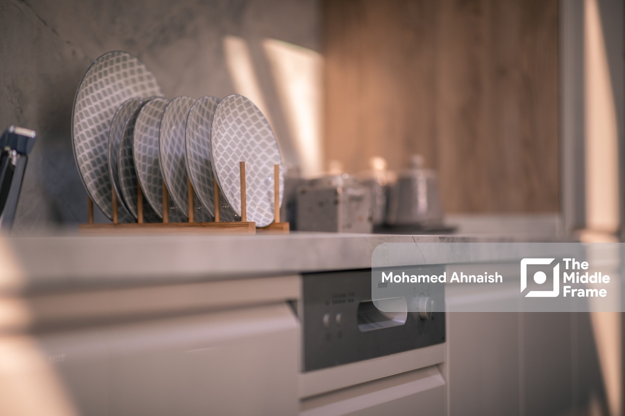 Italian-style kitchen.