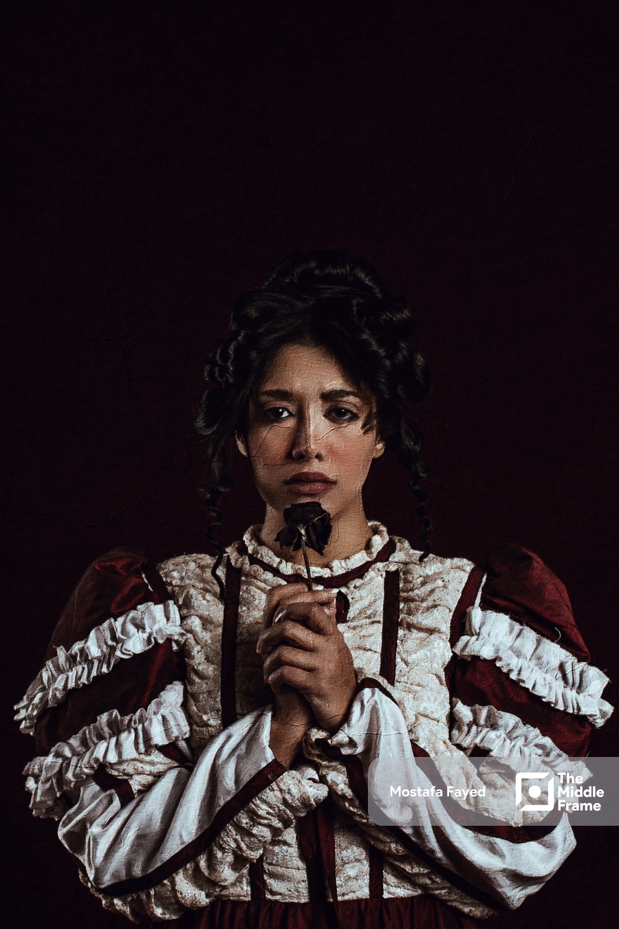 A woman posing for the camera