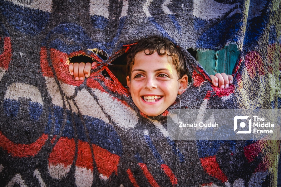 Portrait of a Palestinian child.