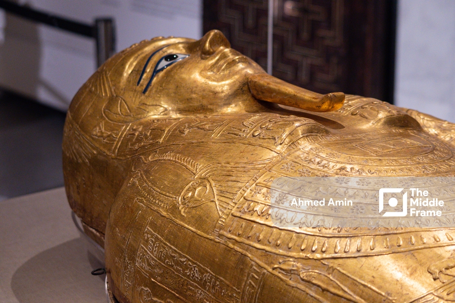 The mummies hall in the NMEC Old Cairo-Egypt.