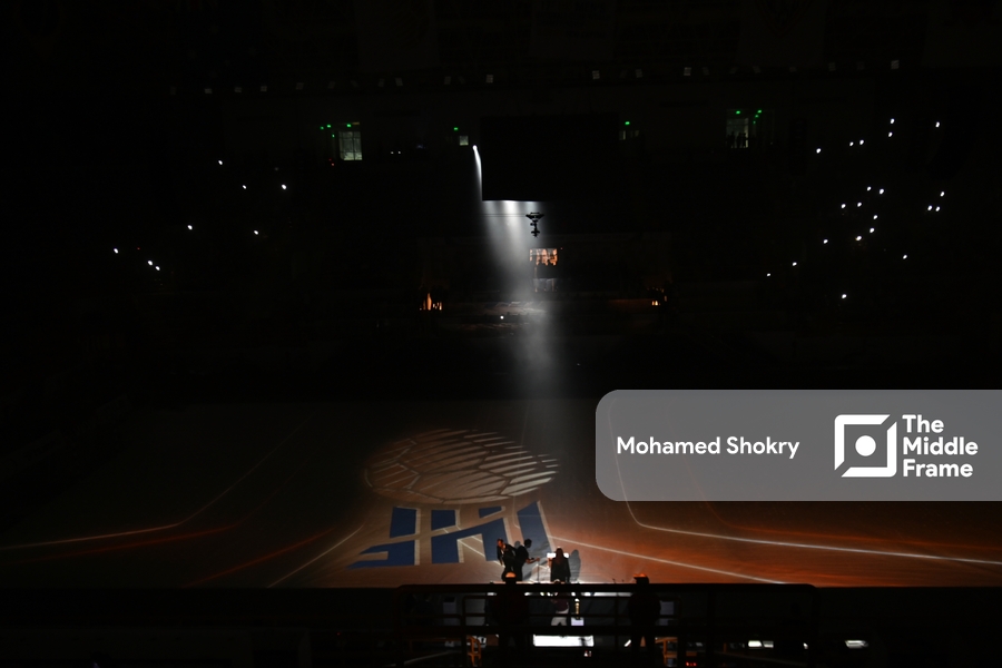 The opening ceremony of the Handball Club World Cup.