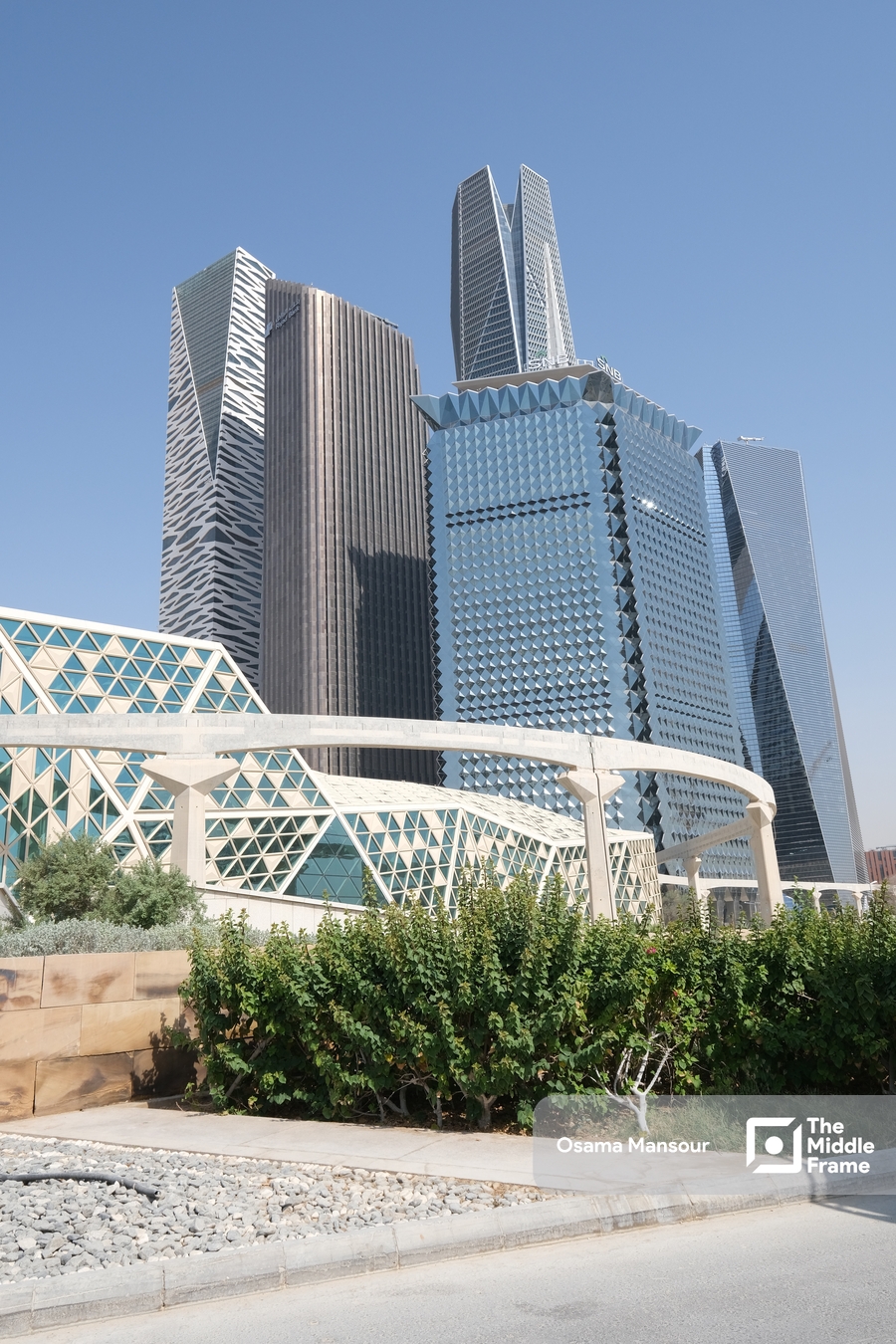 The King Abdullah Financial District (KAFD) in Riyadh, Saudi Arabia