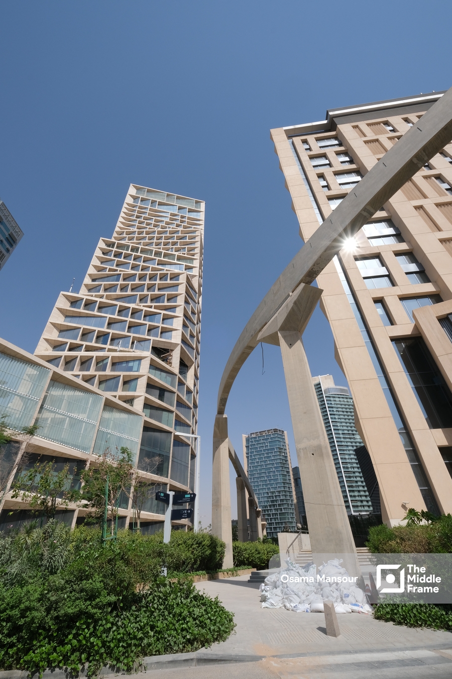 The King Abdullah Financial District (KAFD) in Riyadh, Saudi Arabia