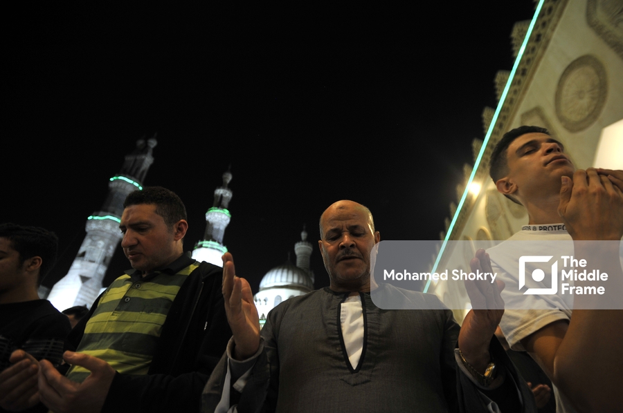 Tarawih prayer at Al-Azhar Mosque