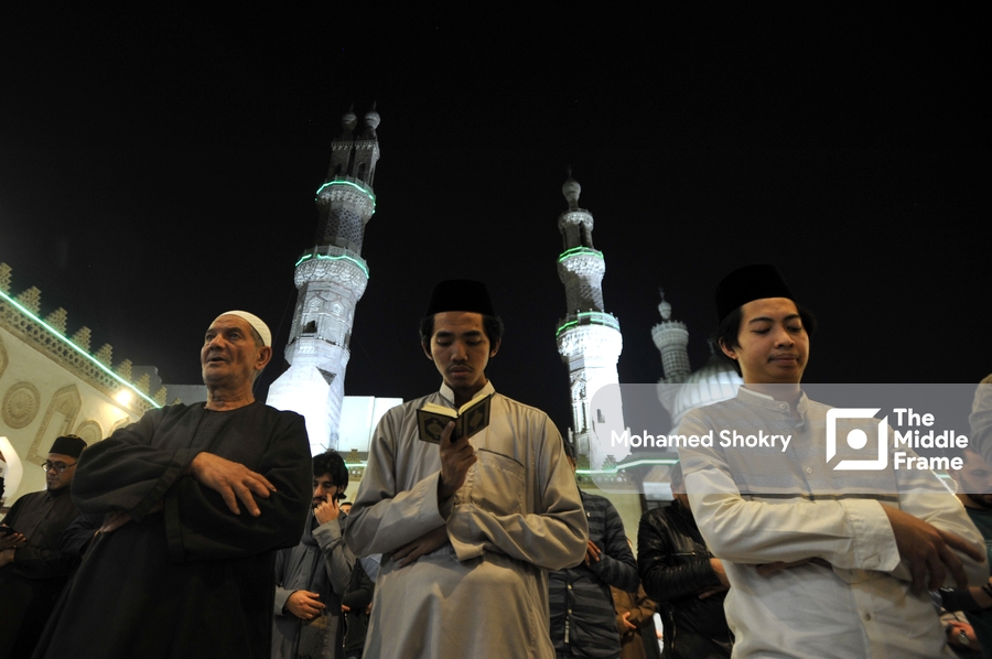 Tarawih prayer at Al-Azhar Mosque