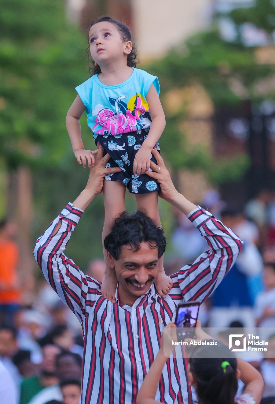 Eid al-Adha prayer at Al-Hussein Mosque