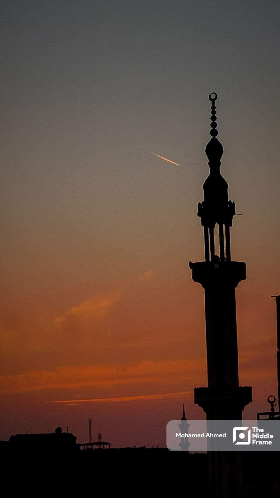 silhouette of a mosque
