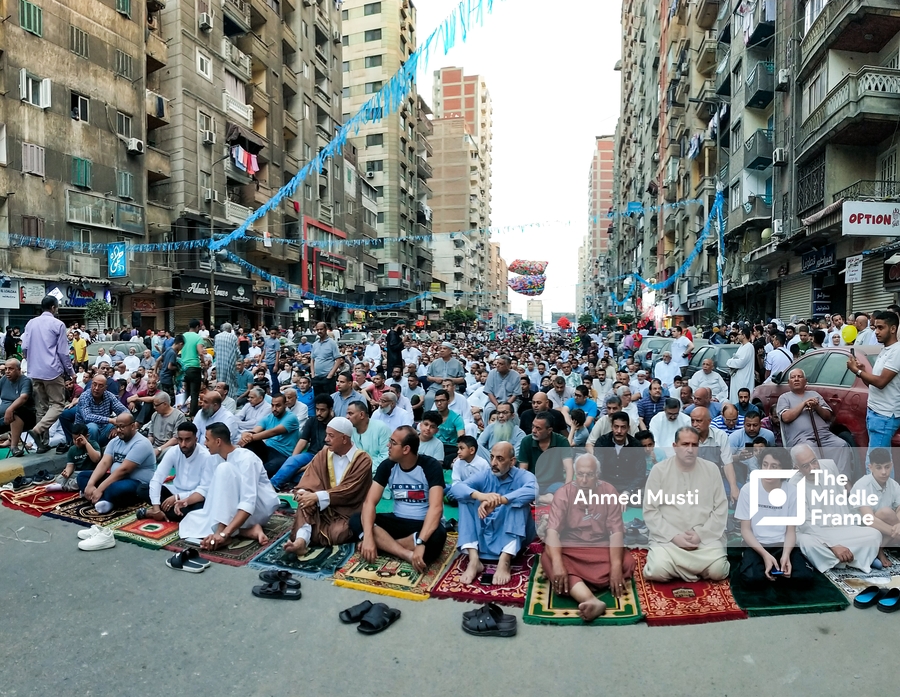 Eid al-Adha prayer in Egypt.