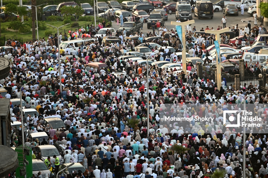 Eid al-Adha prayer at Sayyida Zeinab Mosque