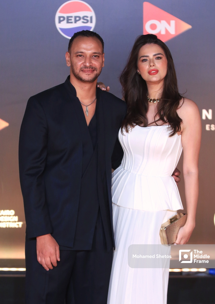 Hanadi Mahana and Ahmed Khaled Saleh at the El Gouna Film Festival 2024.