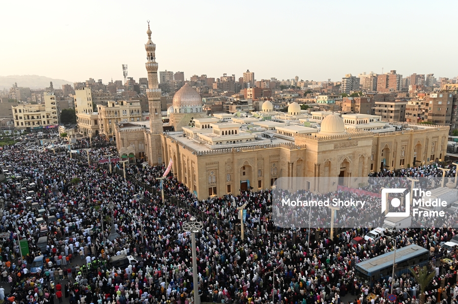 Eid al-Adha prayer at Sayyida Zeinab Mosque