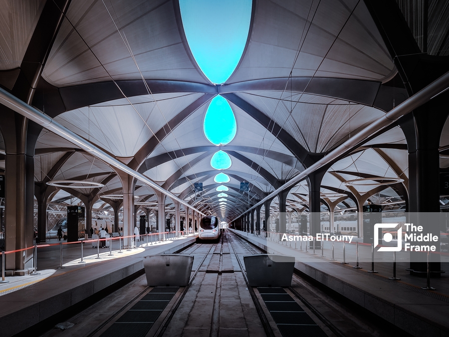 Al-Haramain Express Train Station in Medina, Saudi Arabia