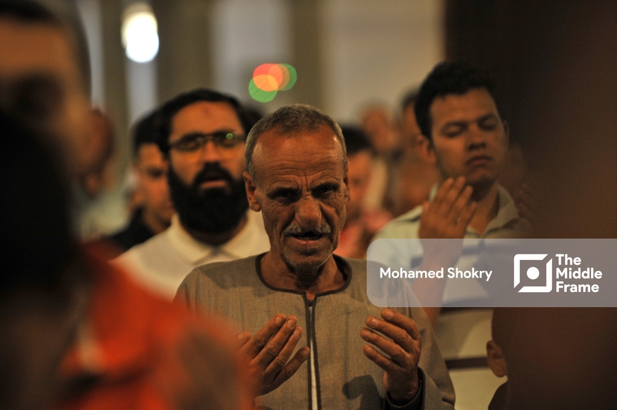 Tarawih prayer at Al-Azhar Mosque