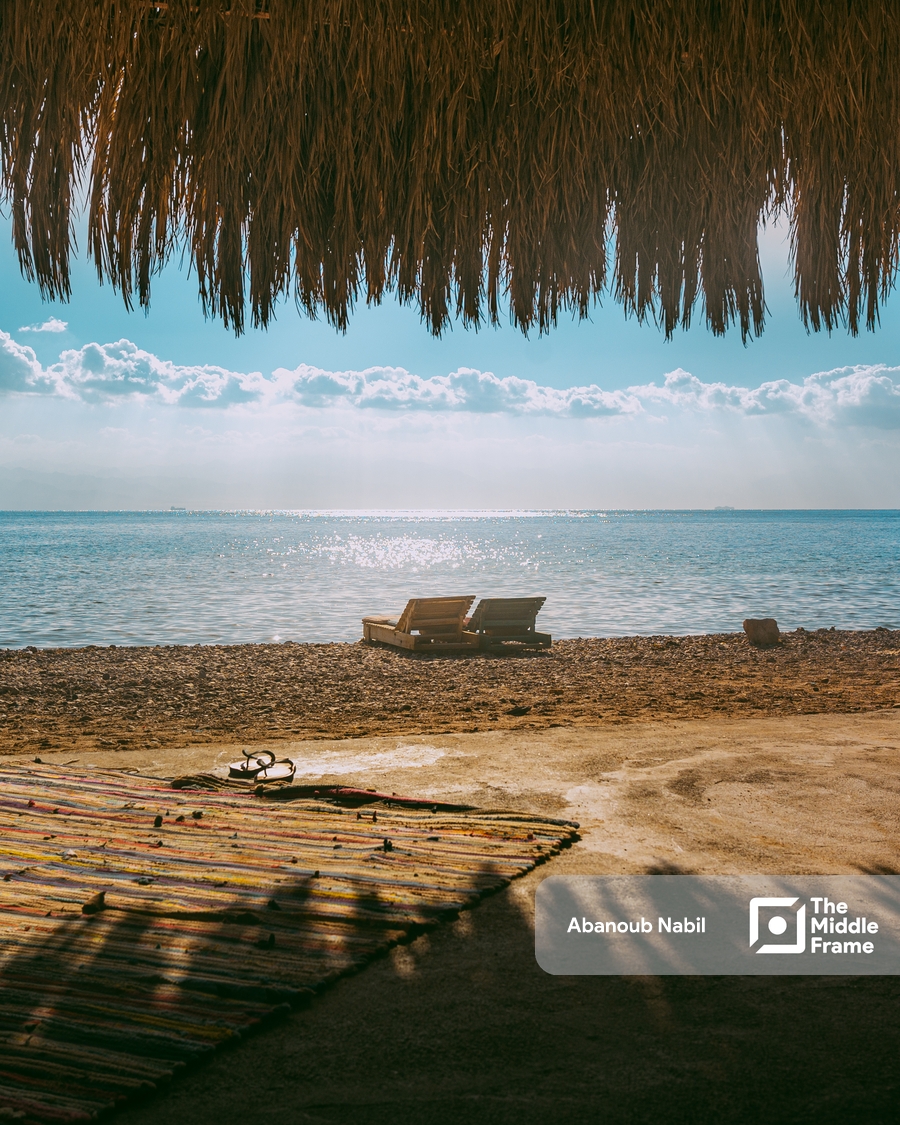 A beach by the Red Sea