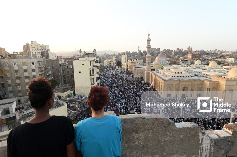 Eid al-Adha prayer at Sayyida Zeinab Mosque