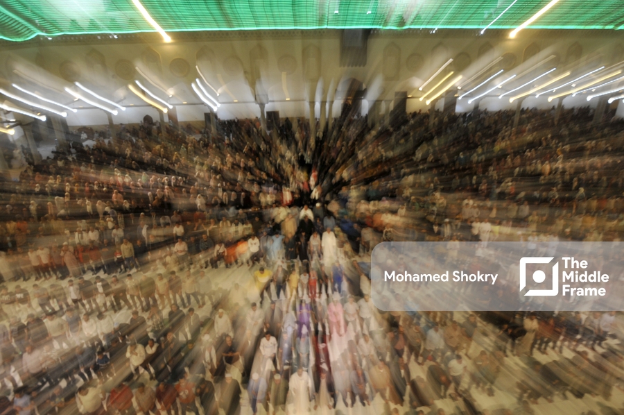 Tarawih prayer at Al-Azhar Mosque