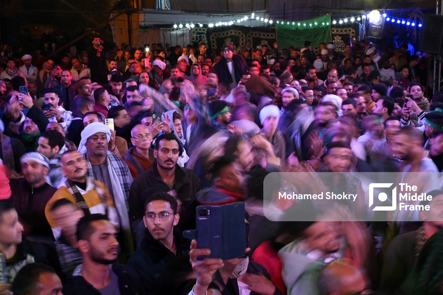 Egyptians celebrate the final night of the Birth of Al-Sayyda Zeinab.