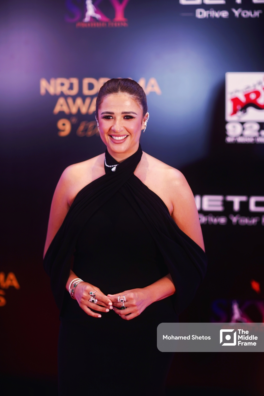 The Egyptian actress Yasmin Abdelaziz.