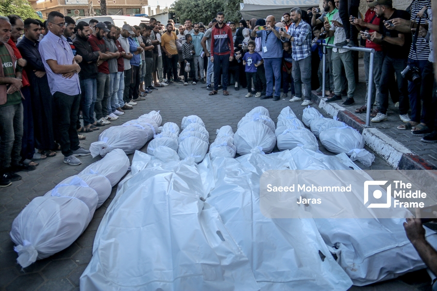 An Israeli airstrike targeted the Shan'a family's home in the Maghazi refugee camp.