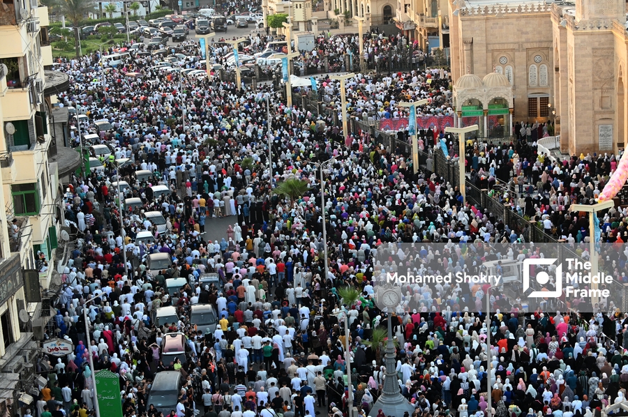 Eid al-Adha prayer at Sayyida Zeinab Mosque