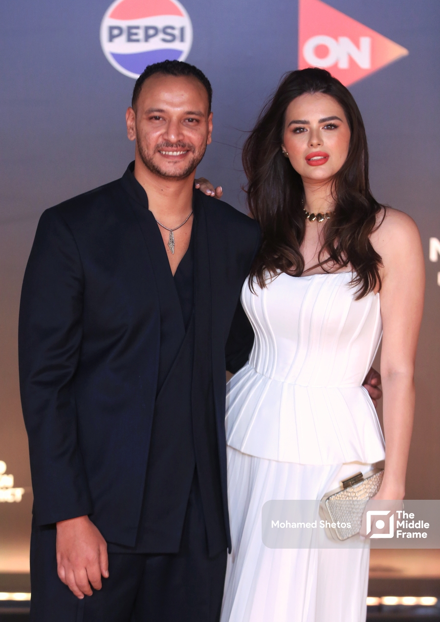 Hanadi Mahana and Ahmed Khaled Saleh at the El Gouna Film Festival 2024.