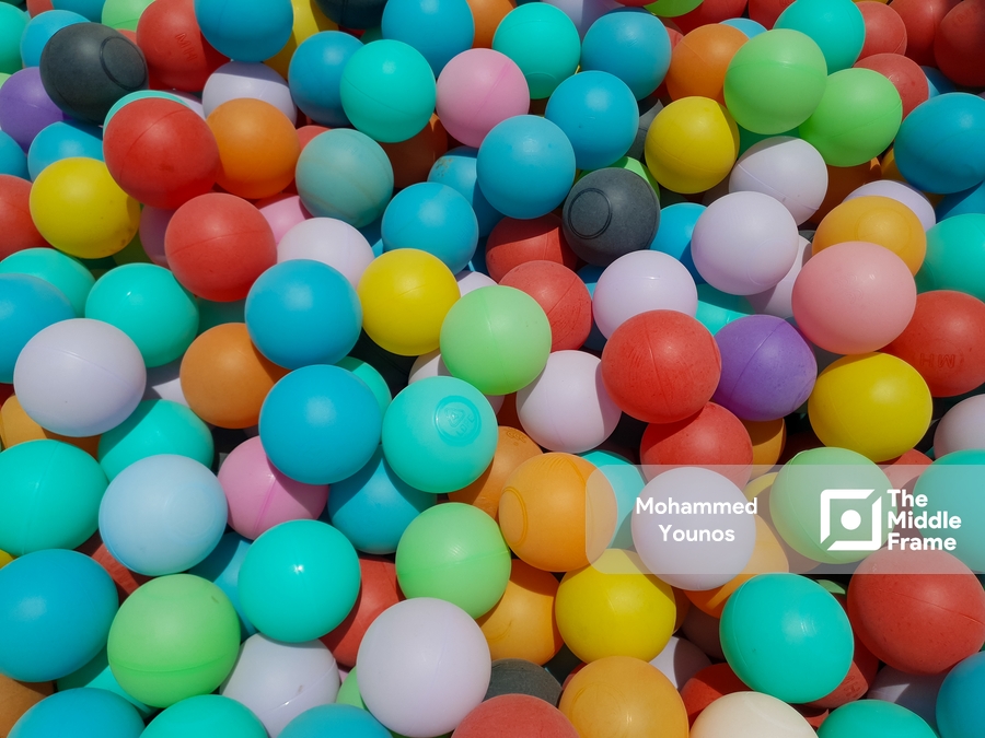 Colorful Balls in Kids' Amusement Park Ball Pit