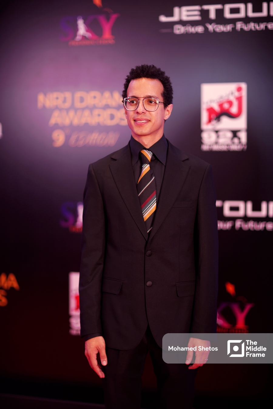 The young Egyptian artist Taha El Desouky.