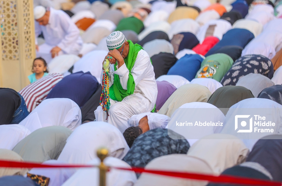 Eid al-Adha prayer at Al-Hussein Mosque