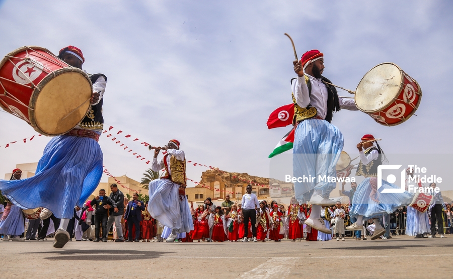 Tunisian Drum Dance from the activities of The National Festival of Childhood Ghomrassen-Tunisia.