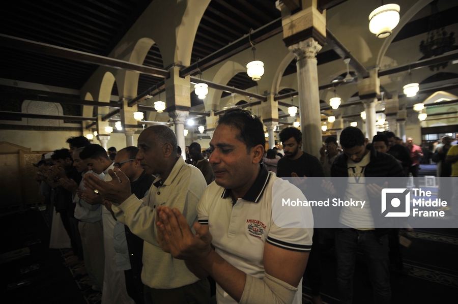 Tarawih prayer at Al-Azhar Mosque