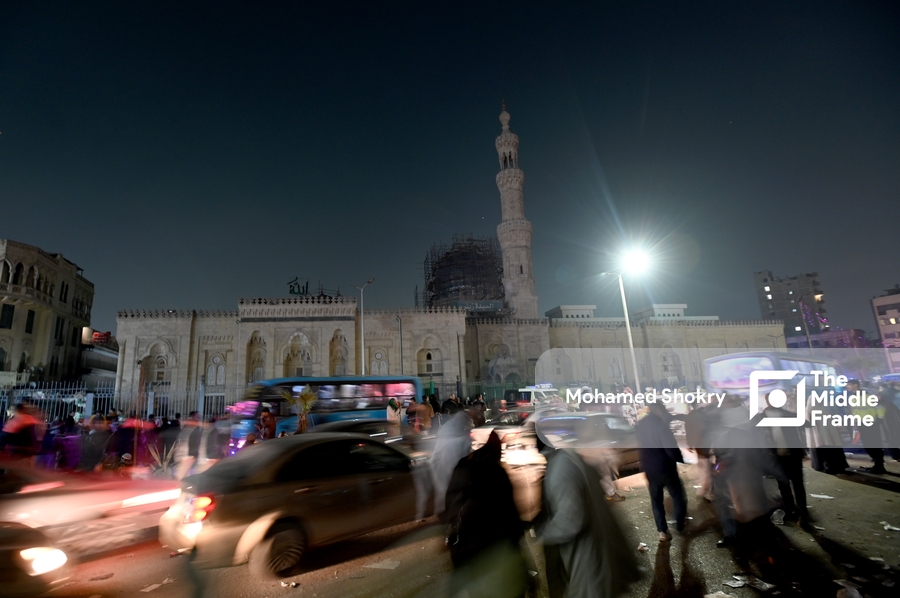 Egyptians celebrate the final night of the Birth of Al-Sayyda Zeinab.