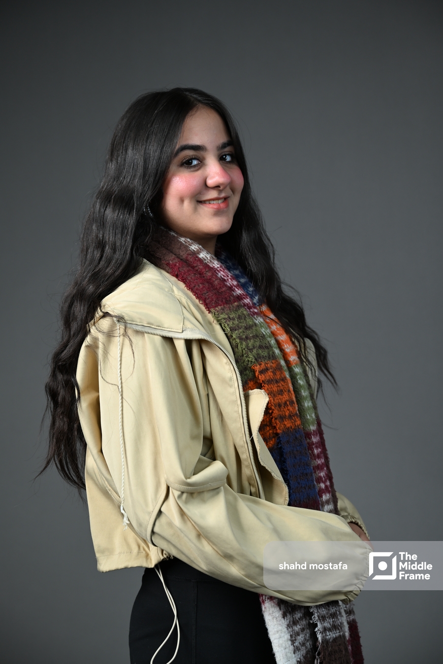 A woman posing for the camera