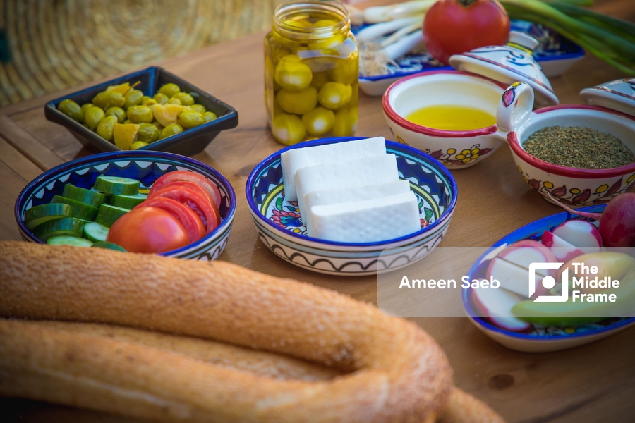 Middle Eastern traditional breakfast