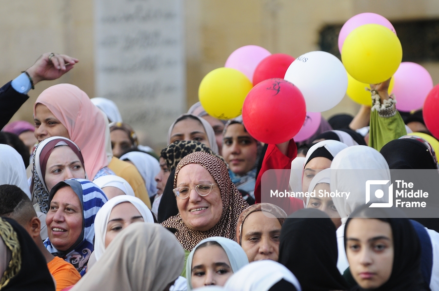 Eid al-Adha prayer at Sayyida Zeinab Mosque
