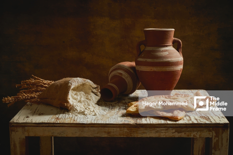 A clay jug for drinking water