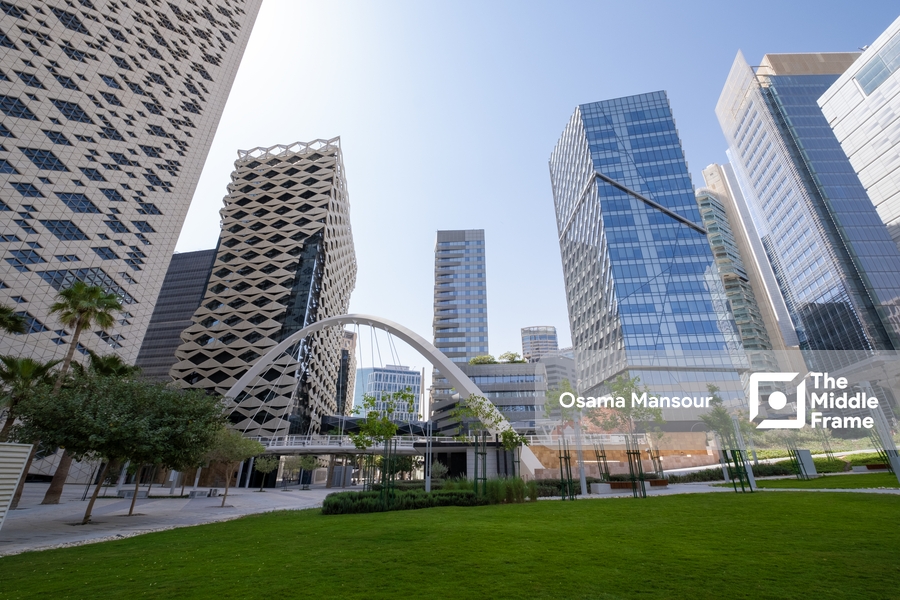 King Abdullah Financial District (KAFD) in Riyadh • The Middle Frame ...