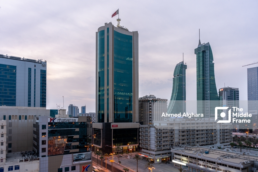 Architectural towers in Bahrain