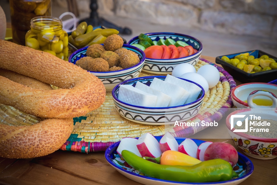 Middle Eastern traditional breakfast