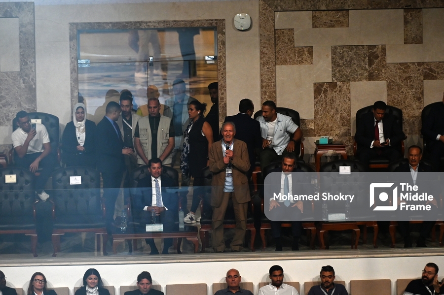 The opening ceremony of the Handball Club World Cup.