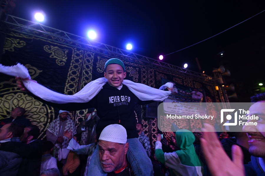 Egyptians celebrate the final night of the Birth of Al-Sayyda Zeinab.