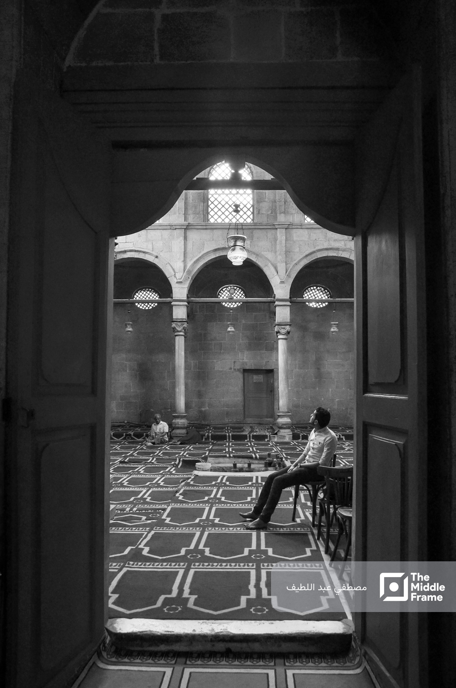 داخل المسجد