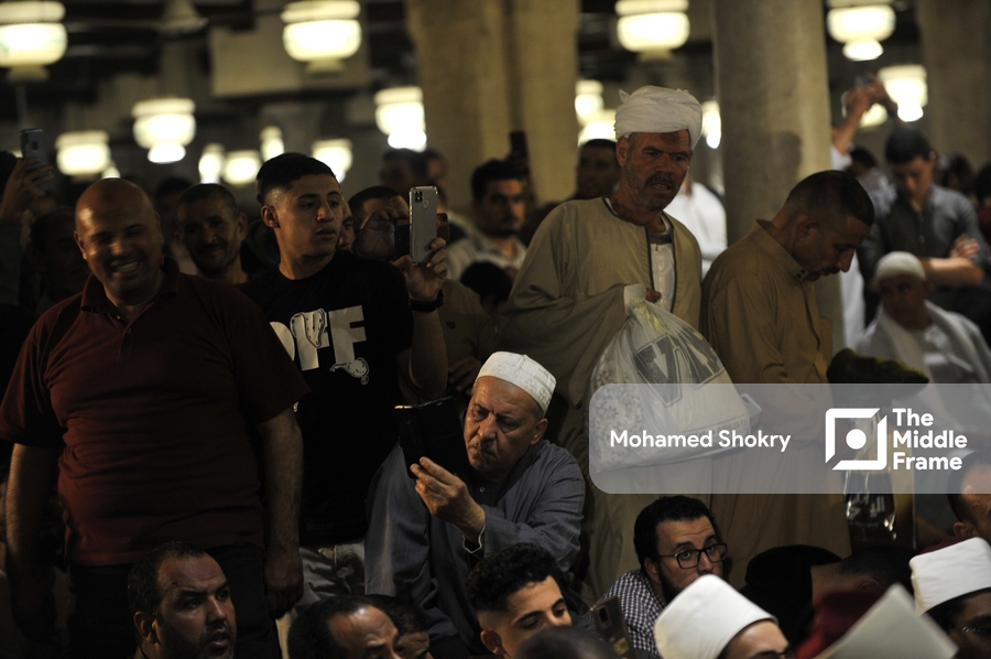 Tarawih prayer at Al-Azhar Mosque