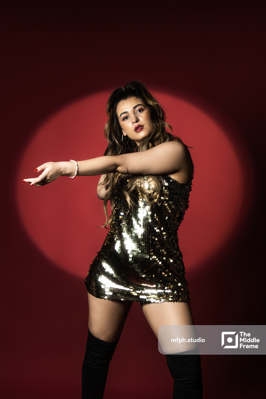 The Egyptian artist Batoul Al-Haddad.